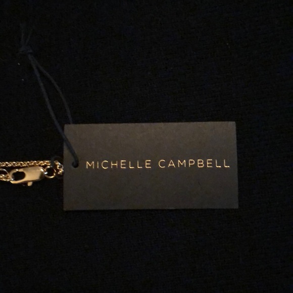 NWT Michelle Campbell gold necklace - Picture 8 of 8
